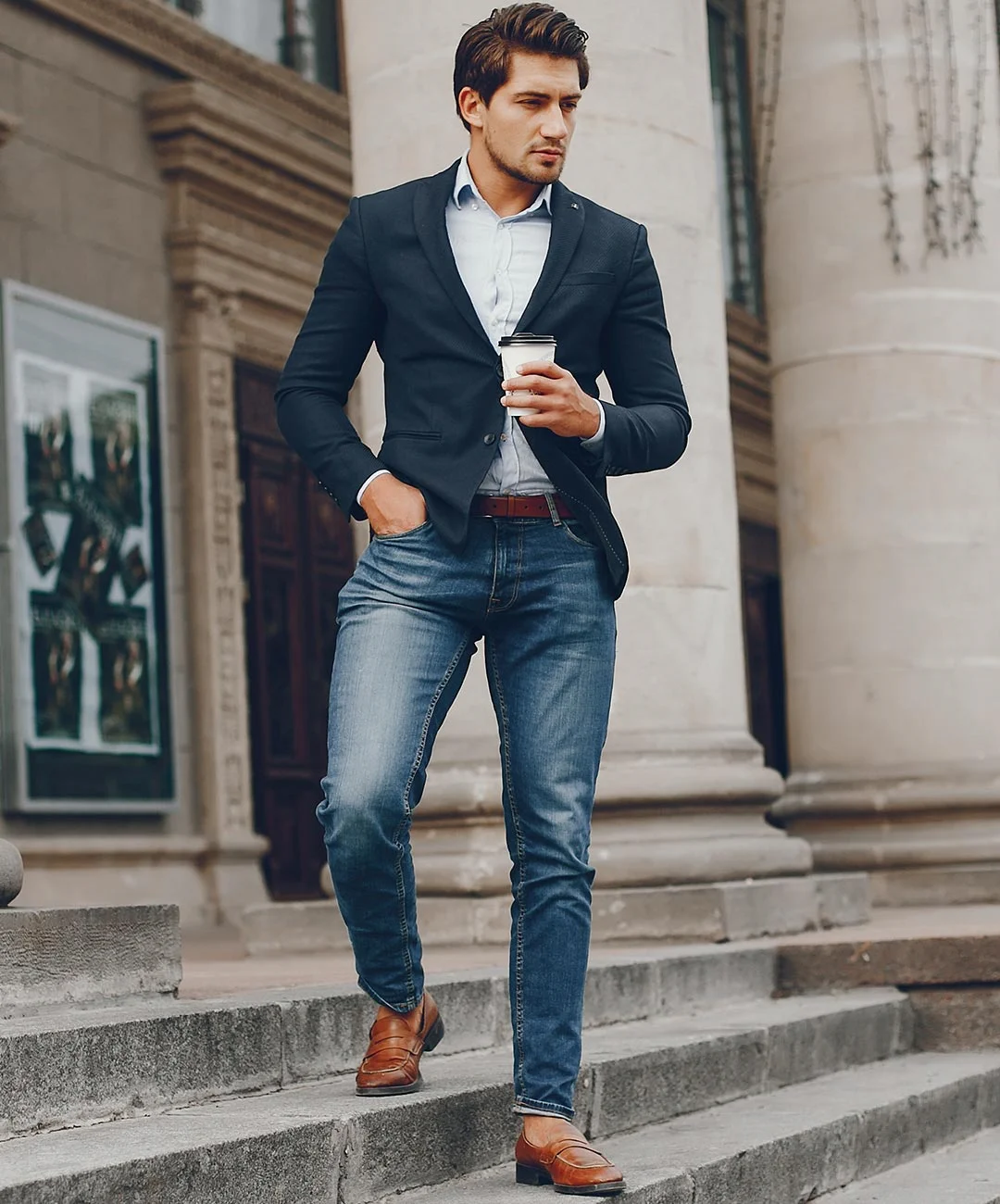 Jacket with trousers set